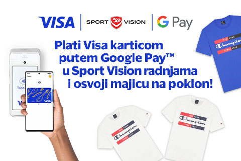 PLATI PUTEM GOOGLE PAY™ I DOBIJAŠ POKLON