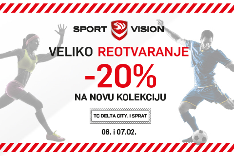VELIKO REOTVARANJE – SPORT VISION DELTA CITY