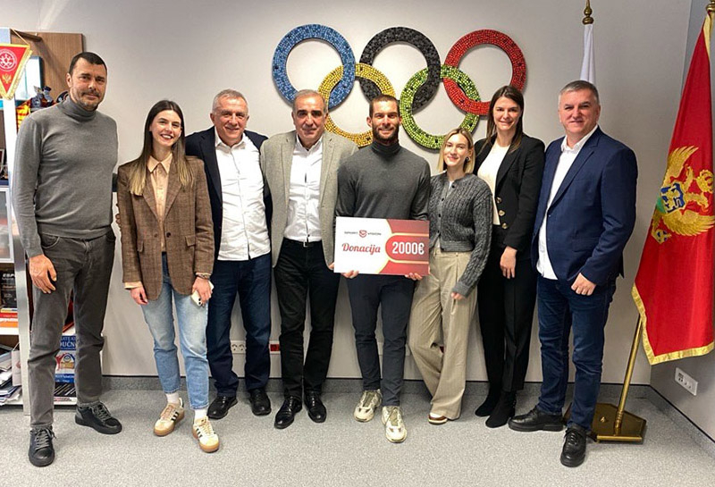 Sport Vision je čestitao i uručio nagradu Milivoju Dukiću, koji je obezbijedio prvu crnogorsku normu za Olimpijske igre u Parizu!