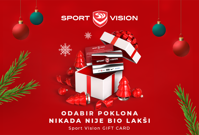 SAVRŠEN PRAZNIČNI POKLON – SPORT VISION GIFT KARTICA