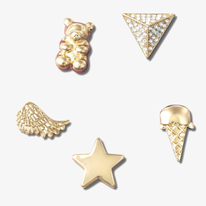 Crocs CROCS JIBBITZ / GOLD ICONS 5 PACK 