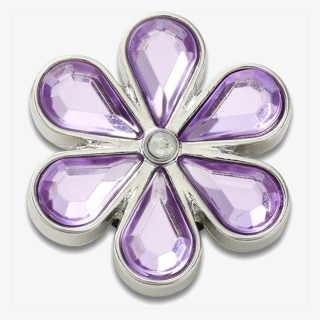 Crocs CROCS JIBBITZ / PURPLE BLINGED OUT DAISY 