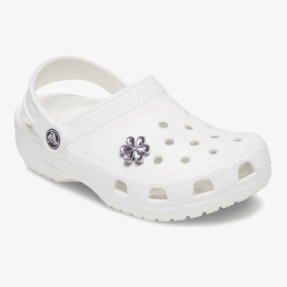 Crocs CROCS JIBBITZ / PURPLE BLINGED OUT DAISY 