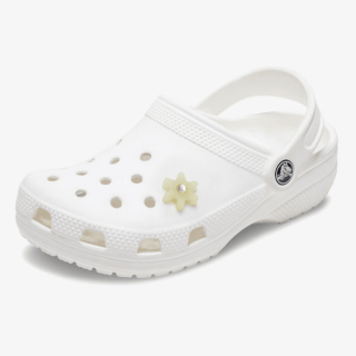 Crocs CROCS JIBBITZ / TAN FLOWER WITH GEM 