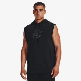 UNDER ARMOUR CURRY FLEECE SLVLS HOODIE 