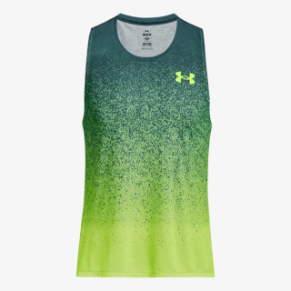 UNDER ARMOUR UA RUSH CICADA SINGLET-GRN 