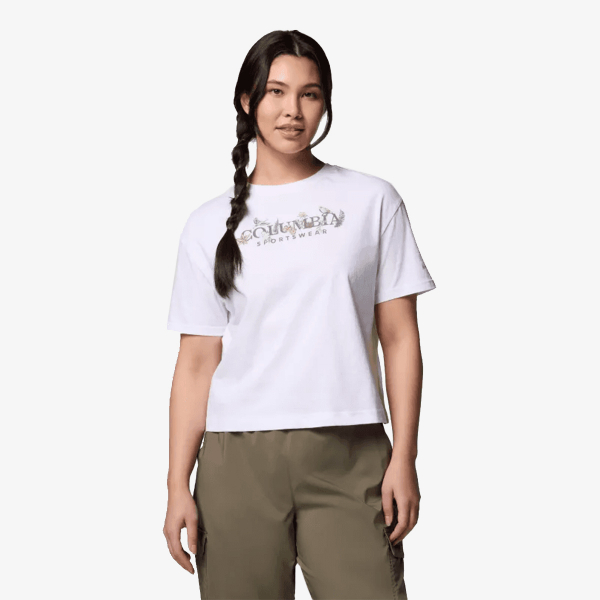 Columbia ROLLING BEND GRAPHIC RELAXED CROP SS 