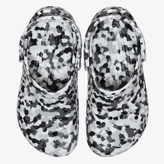 CLASSIC CONFETTI CLOG BLK/WHI 