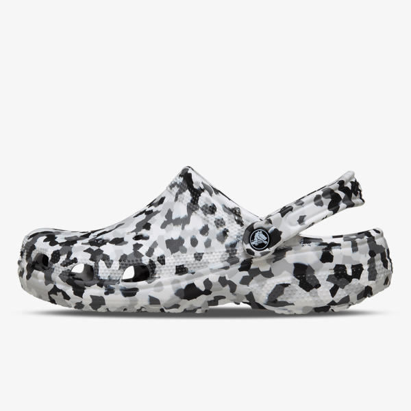 CLASSIC CONFETTI CLOG BLK/WHI 