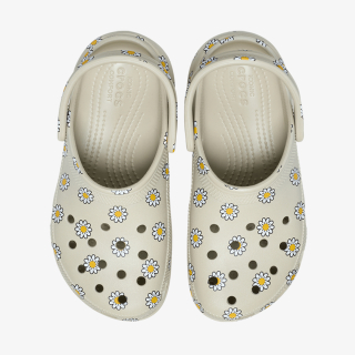 CLASSIC PLATFORM FLORAL CLOG MET 