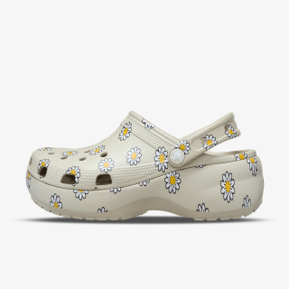 CLASSIC PLATFORM FLORAL CLOG MET 
