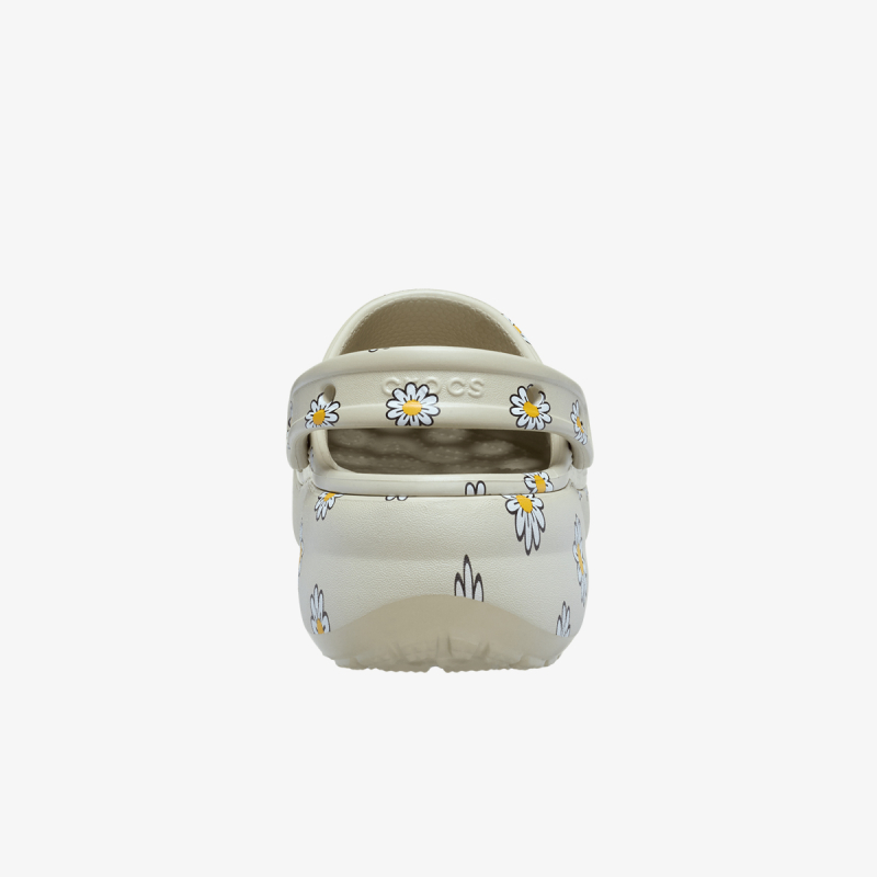 CLASSIC PLATFORM FLORAL CLOG MET 