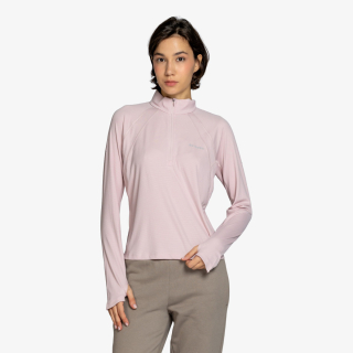 STEALTH SPRING LS HALF ZIP TEE 