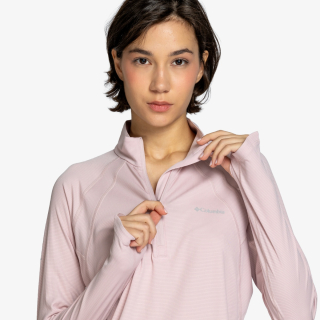 STEALTH SPRING LS HALF ZIP TEE 