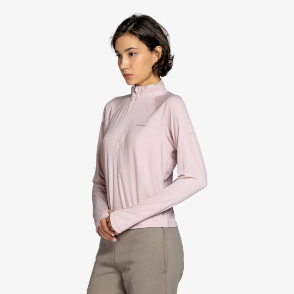 STEALTH SPRING LS HALF ZIP TEE 