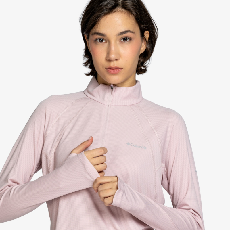 STEALTH SPRING LS HALF ZIP TEE 