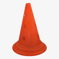 CONE ORANGE FLUO H 30 CM - WITH 12 HOLES 