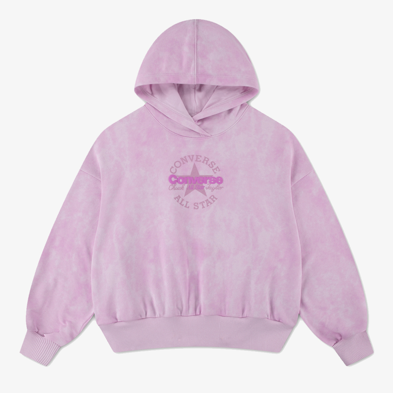 CNVG PRINTED WASH RELAXED HOOD 