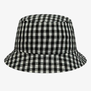 New Era WMNS GINGHAM TAPERED BUCKET NEYYAN BLK 