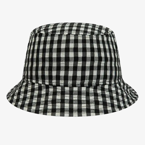New Era WMNS GINGHAM TAPERED BUCKET NEYYAN BLK 
