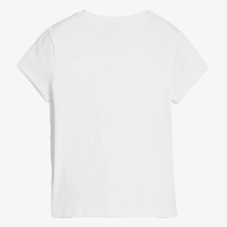 Puma PUMA WARDROBE ESS RIBBED SLIM TEE 