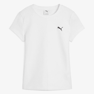 Puma PUMA WARDROBE ESS RIBBED SLIM TEE 