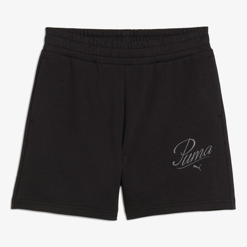 Puma PUMA ESS SCRIPT HIGH-WAIST SHORTS 5 