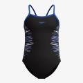 Speedo PLMT TSTRP MSCLBCK 1PC BLK/BLU 