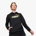 Puma PUMA ESS+ METALLIC LOGO HOODIE FL 