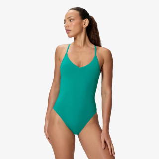 Speedo SOLID V-NECK 1PC GRN 