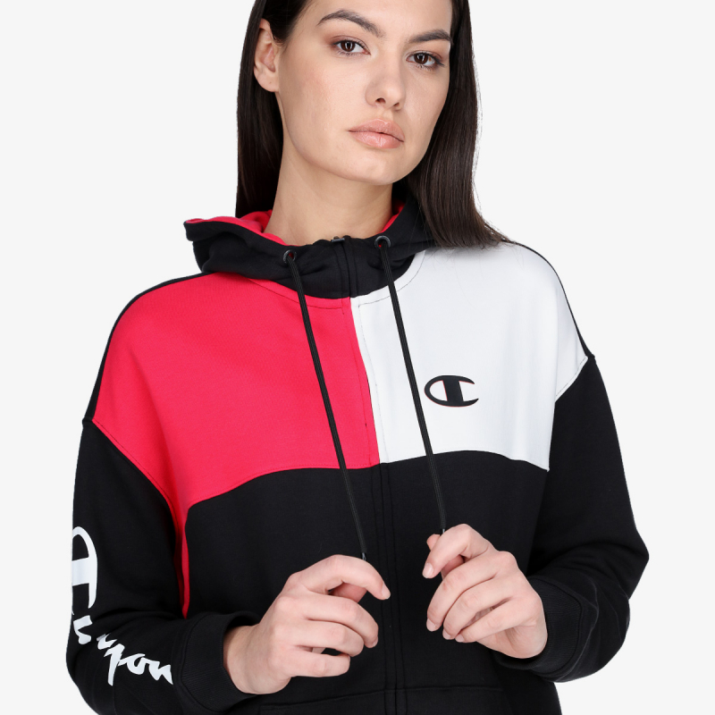 Champion LADY COLOR BLOCK MAXI FULL ZIP HOODY 