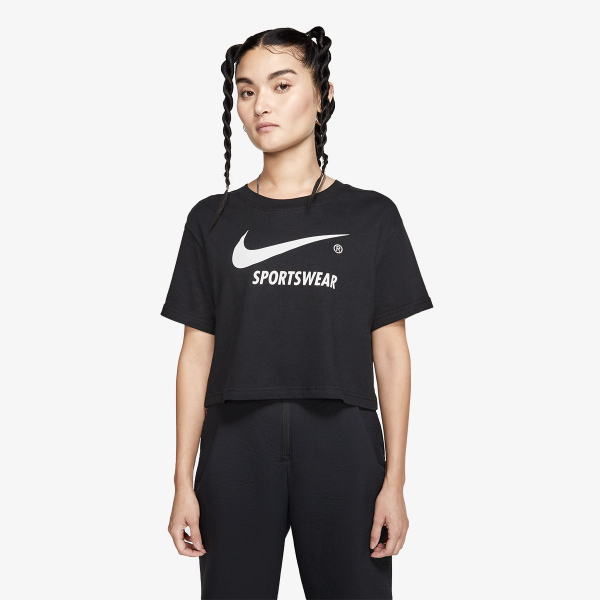 Nike ODJECA MAJICA W NSW TEE SWOOSH SW LOGO CROP 