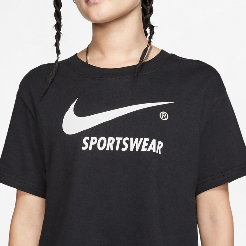 Nike ODJECA MAJICA W NSW TEE SWOOSH SW LOGO CROP 