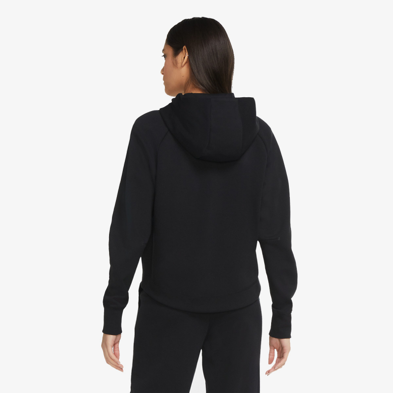 nike dukserica w nsw tch flc wr hoodie fz