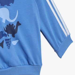 adidas Dino Camo Allover Print French Terry Jogger Set 