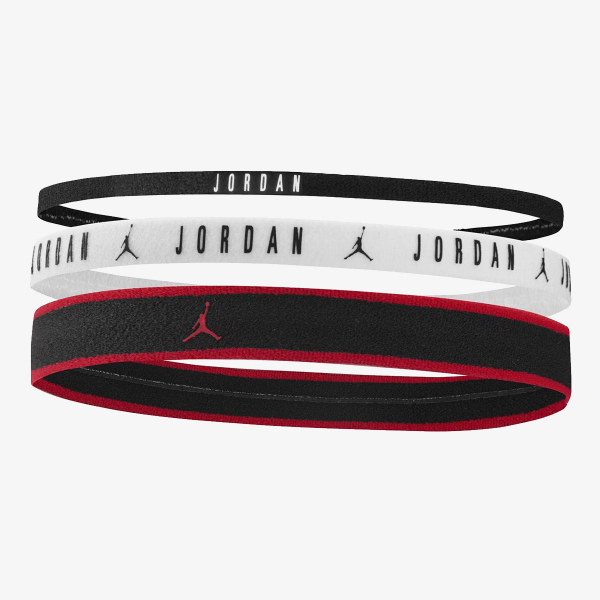 JORDAN ELASTIC MIXED WIDTH 3 PK BLACK/WH 