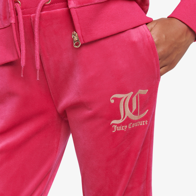 Juicy Couture ZIP THRU HOODIE AND BOOTCUT JOG SET 
