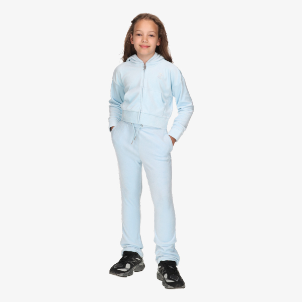 CROPPED VELOUR DIAMANTE ZIP THRU  BOOTC 