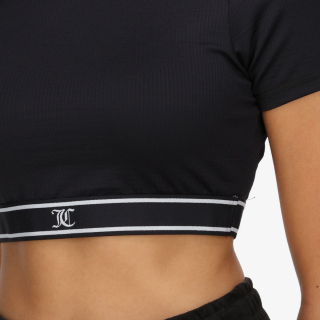 Juicy Couture RAYON RIB SHORT SLEEVE TOP 