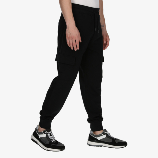 LONSDALE BLACK LONDON CUFFED PANTS 