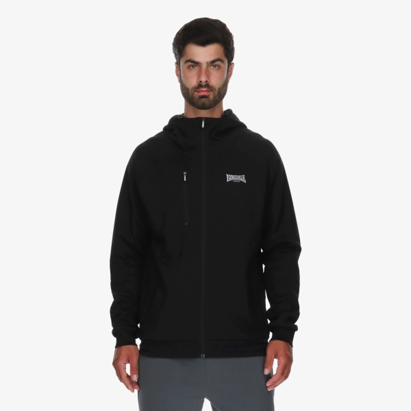 Lonsdale BLACK FULL ZIP HOODY II 