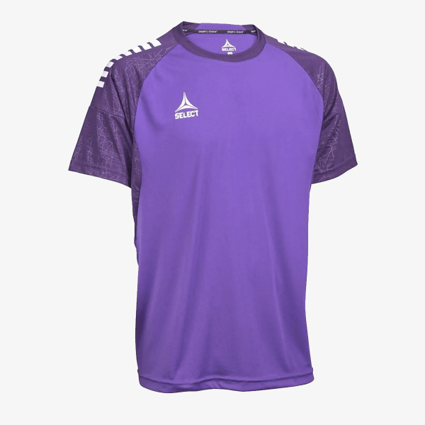 T-SHIRT SPAIN V25 S/S W PURPLE/WHITE L 