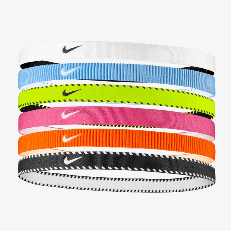NIKE FLEX CLASSIC HEADBANDS 6PK VOLT/VIV 