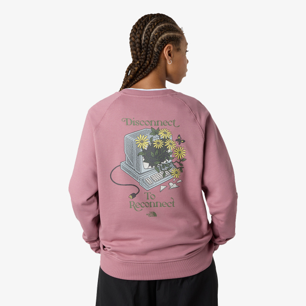 The North Face W CONNECT RELAXED CREW SWEATSHIRT-GRAPHI 