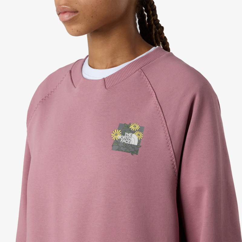 The North Face W CONNECT RELAXED CREW SWEATSHIRT-GRAPHI 