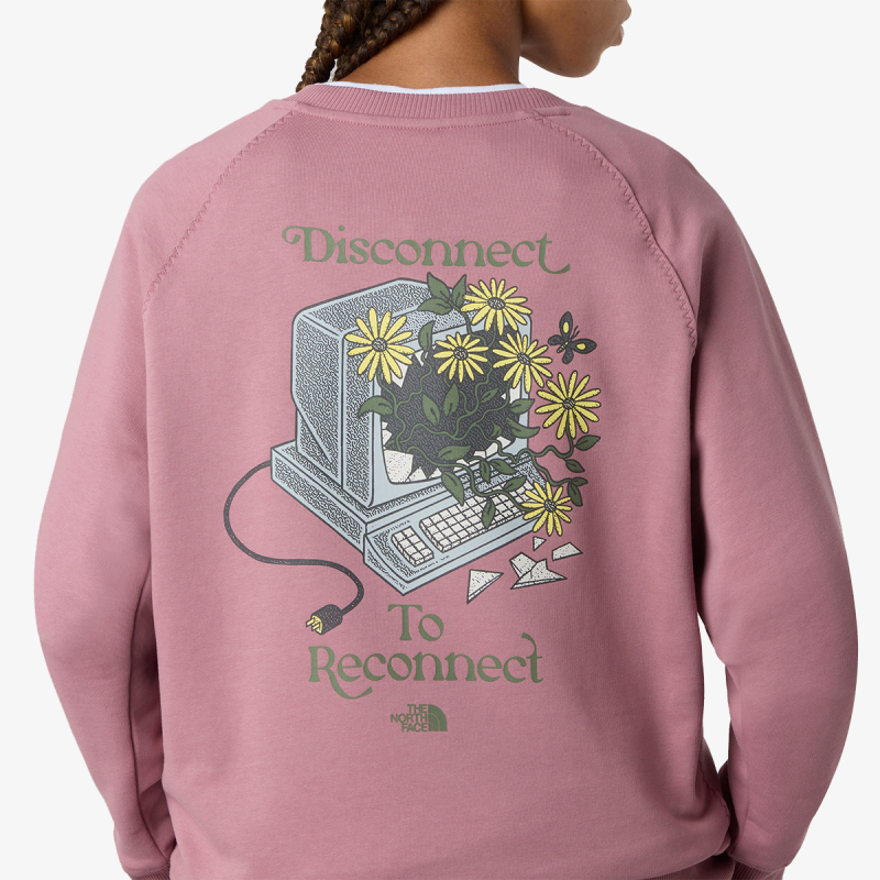 The North Face W CONNECT RELAXED CREW SWEATSHIRT-GRAPHI 