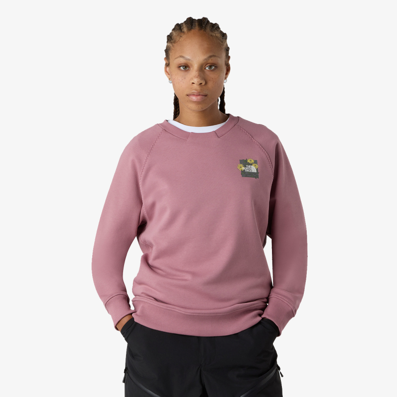 The North Face W CONNECT RELAXED CREW SWEATSHIRT-GRAPHI 