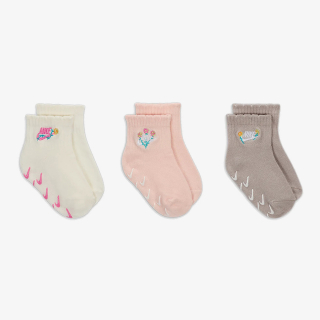 Nike NHG 3PK GIRLS FLOWRAL SOCK-PAK 