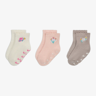 Nike NHG 3PK GIRLS FLOWRAL SOCK-PAK 