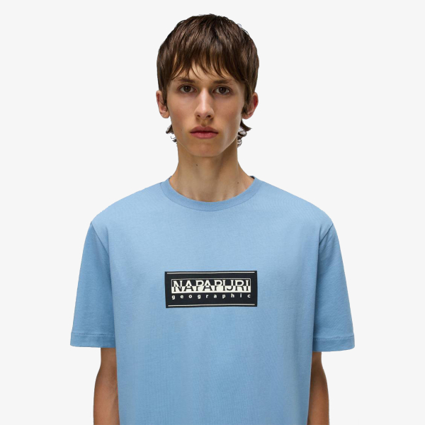 S-BOX LOGO SS FADED DENIM 